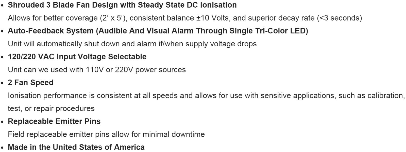 מיינן מפוח עילי אנטי סטטי VERMASON ESD
